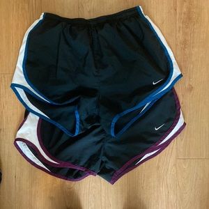 2 Pairs of Nike dri-fit shorts